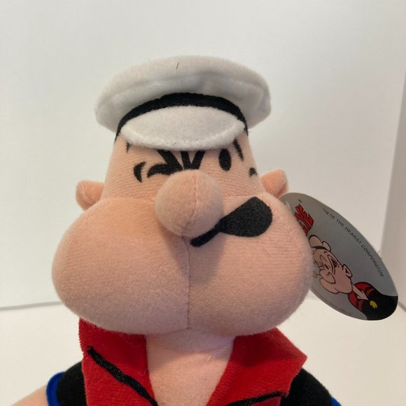 Vintage 1994 Popeye 13” Plush Doll Play by Play Stuffed Toy Sailor Man With Tag - Picture 12 of 13